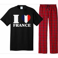 I Love France For France Fan I Love France Pajama Set