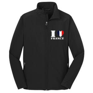 I Love France For France Fan I Love France Core Soft Shell Jacket