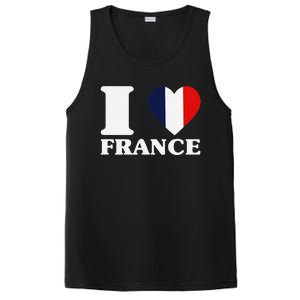 I Love France For France Fan I Love France PosiCharge Competitor Tank