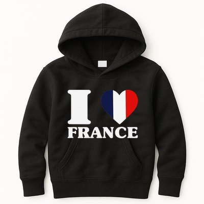 I Love France For France Fan I Love France Kids Hoodie