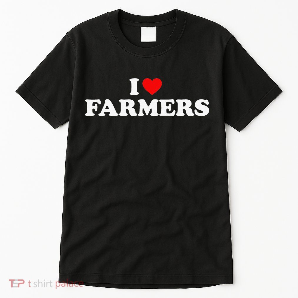 I Love Farmers I Heart Farmers Tall T-Shirt