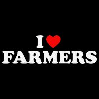 I Love Farmers I Heart Farmers 16 in Basic Backpack