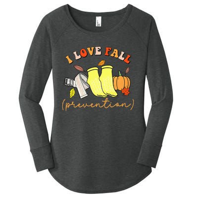 I Love Fall Women's Perfect Tri Tunic Long Sleeve Shirt