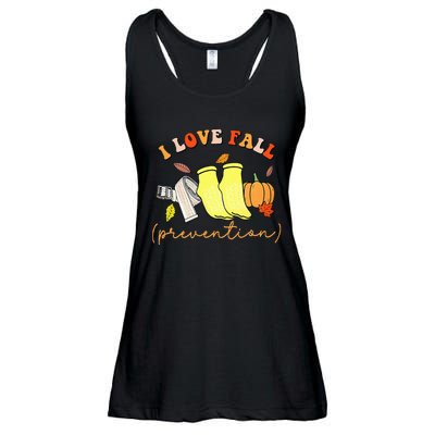 I Love Fall Ladies Essential Flowy Tank