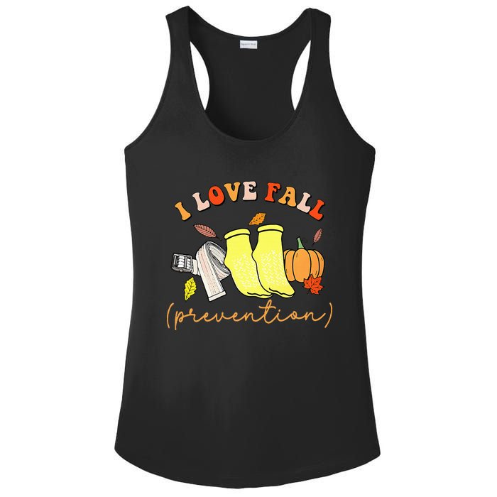 I Love Fall Ladies PosiCharge Competitor Racerback Tank