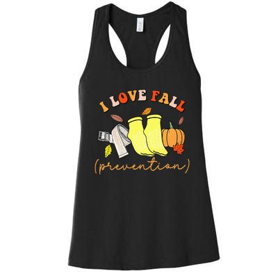 I Love Fall Women's Racerback Tank