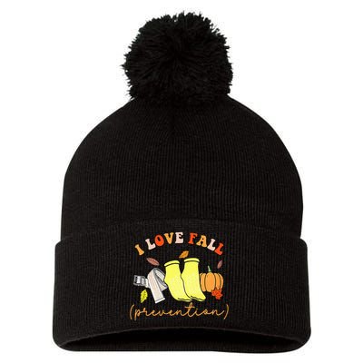 I Love Fall Pom Pom 12in Knit Beanie