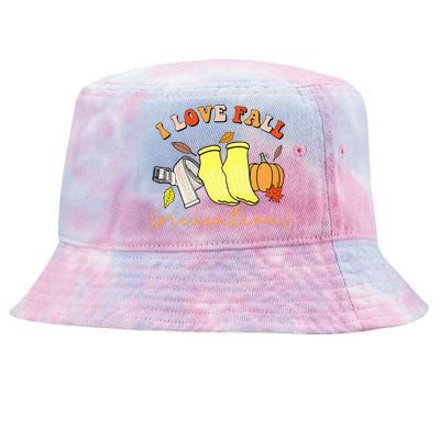 I Love Fall Tie-Dyed Bucket Hat