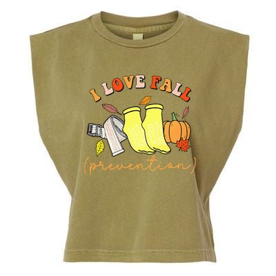 I Love Fall Garment-Dyed Women's Muscle Tee