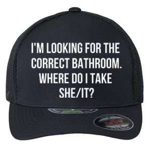 I’M Looking For The Correct Bathroom Where Do I Take A She It Flexfit Unipanel Trucker Cap