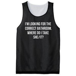 I’M Looking For The Correct Bathroom Where Do I Take A She It Mesh Reversible Basketball Jersey Tank