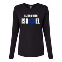 Israel Love Flag I Stand With Israel Heritage Israeli Flag Womens Cotton Relaxed Long Sleeve T-Shirt