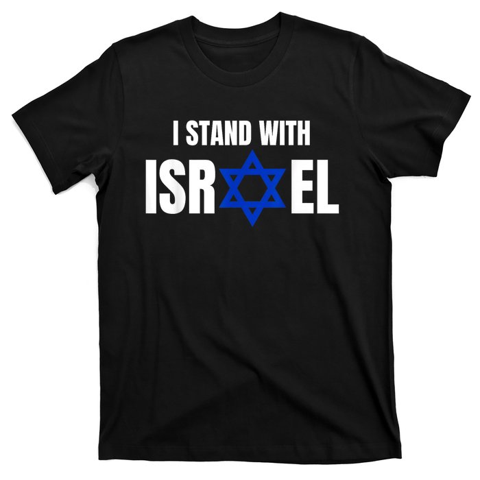 Israel Love Flag I Stand With Israel Heritage Israeli Flag T-Shirt