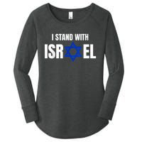 Israel Love Flag I Stand With Israel Heritage Israeli Flag Women's Perfect Tri Tunic Long Sleeve Shirt