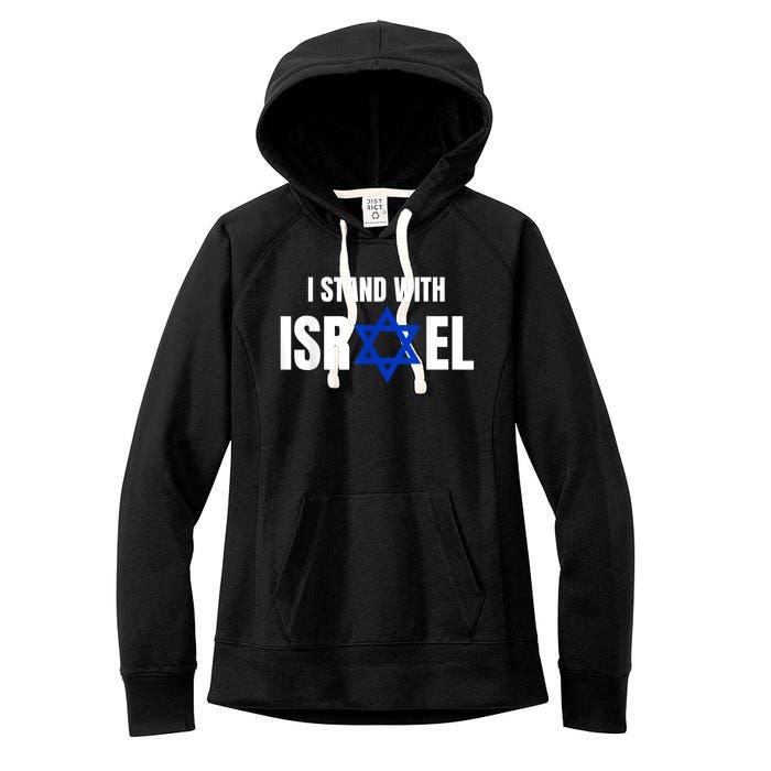 Israel Love Flag I Stand With Israel Heritage Israeli Flag Women's Fleece Hoodie