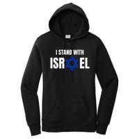 Israel Love Flag I Stand With Israel Heritage Israeli Flag Women's Pullover Hoodie