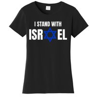 Israel Love Flag I Stand With Israel Heritage Israeli Flag Women's T-Shirt