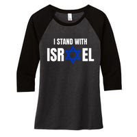 Israel Love Flag I Stand With Israel Heritage Israeli Flag Women's Tri-Blend 3/4-Sleeve Raglan Shirt