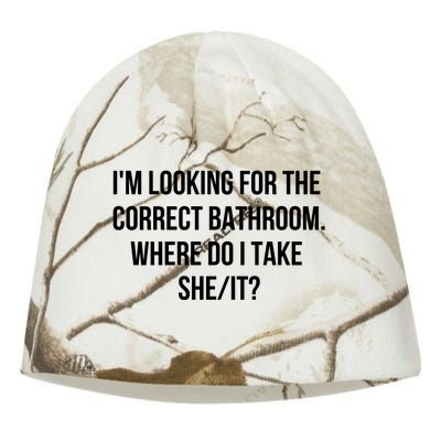 I’M Looking For The Correct Bathroom Where Do I Take A She It Kati - Camo Knit Beanie