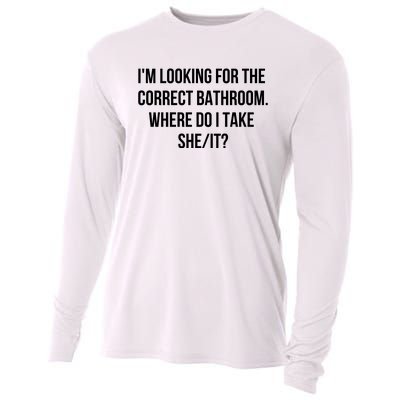 I’M Looking For The Correct Bathroom Where Do I Take A She It Cooling Performance Long Sleeve Crew