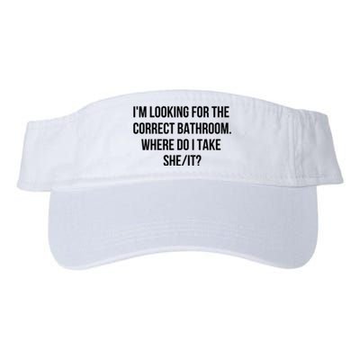 I’M Looking For The Correct Bathroom Where Do I Take A She It Valucap Bio-Washed Visor