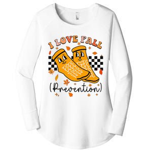 I Love Fall Prevention Fall Physical Therapy Women's Perfect Tri Tunic Long Sleeve Shirt