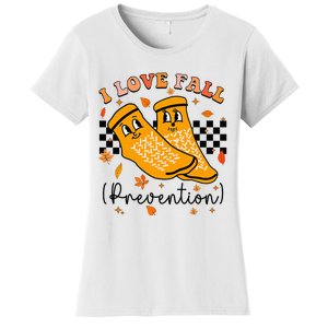 I Love Fall Prevention Fall Physical Therapy Women's T-Shirt