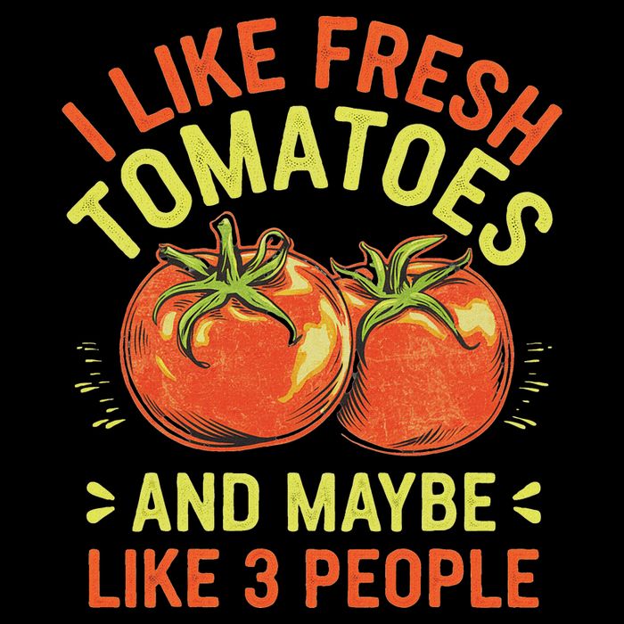 I Like Fresh Tomatoes Funny Introvert Sarcastic Humor 7-Panel Snapback Hat