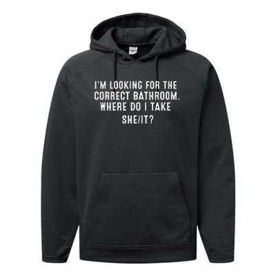 I’M Looking For The Correct Bathroom Where Do I Take A She It Performance Fleece Hoodie