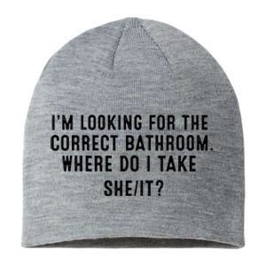 I’M Looking For The Correct Bathroom Where Do I Take A She It Sustainable Beanie