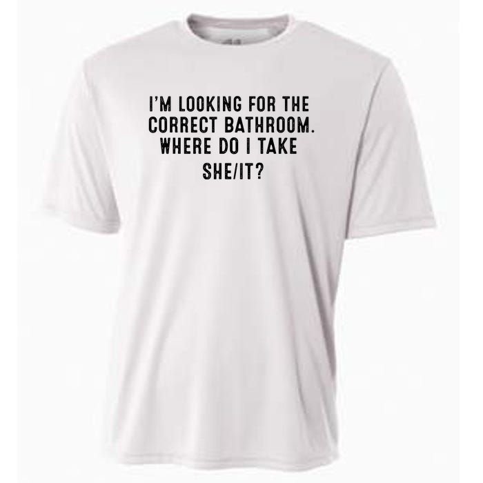 I’M Looking For The Correct Bathroom Where Do I Take A She It Cooling Performance Crew T-Shirt