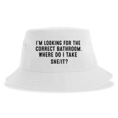 I’M Looking For The Correct Bathroom Where Do I Take A She It Sustainable Bucket Hat