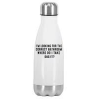 I’M Looking For The Correct Bathroom Where Do I Take A She It Stainless Steel Insulated Water Bottle