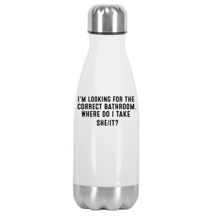 I’M Looking For The Correct Bathroom Where Do I Take A She It Stainless Steel Insulated Water Bottle