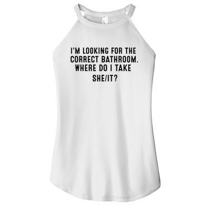 I’M Looking For The Correct Bathroom Where Do I Take A She It Women’s Perfect Tri Rocker Tank