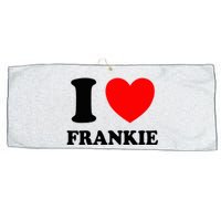 I Love Frankie Large Microfiber Waffle Golf Towel