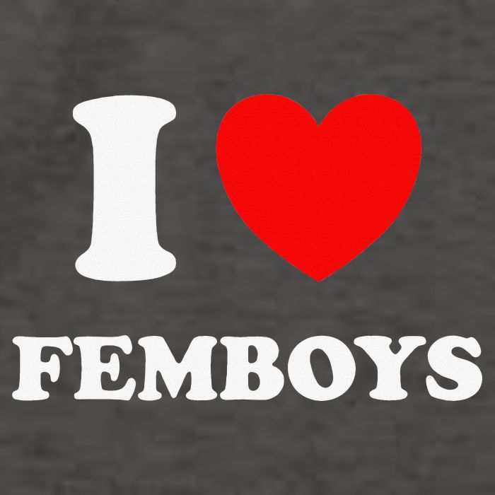 I Love Femboys Crossdressing Sissy Fem Vector Backpack