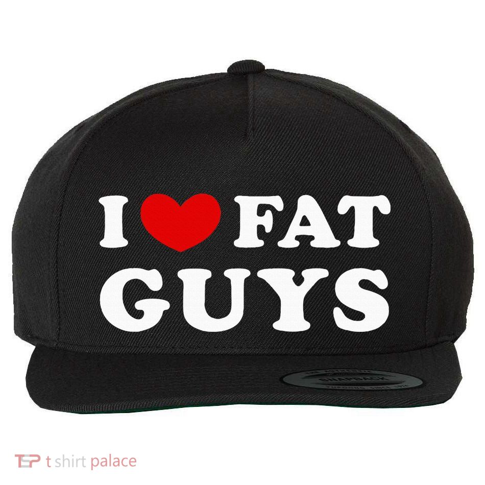 I Love Fat Guys Wool Snapback Cap