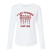 I Let Femmes Top Me Womens Cotton Relaxed Long Sleeve T-Shirt