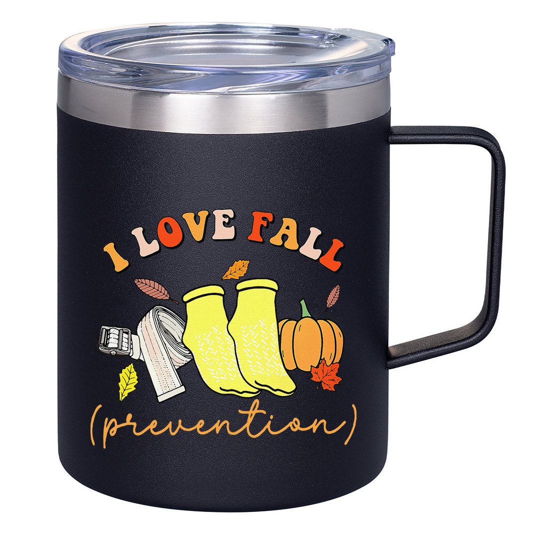 I Love Fall Gift 12oz Stainless Steel Coffee Mug