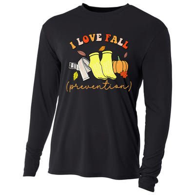 I Love Fall Gift Cooling Performance Long Sleeve Crew