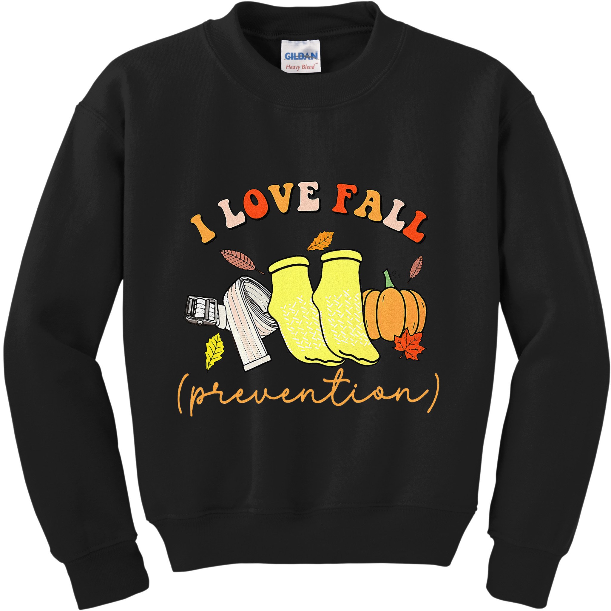I Love Fall Gift Kids Sweatshirt