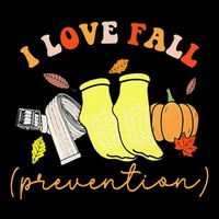 I Love Fall Gift Kids Hoodie