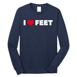 I Love Feet Long Sleeve Shirt