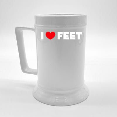 I Love Feet Beer Stein