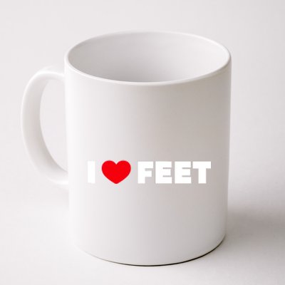 I Love Feet Coffee Mug