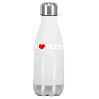 I Love Feet Stainless Steel Insulated Water Bottle