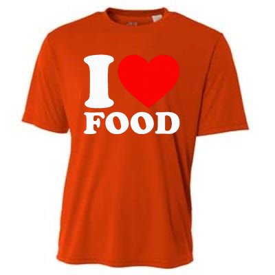 I Love Food Cooling Performance Crew T-Shirt