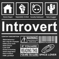 Introvert Label Funny Gift Cool Comfort Performance Bucket Hat