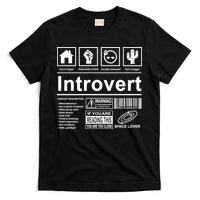 Introvert Label Funny Gift T-Shirt